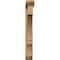 Ekena Millwork Balboa Slat Rough Sawn Bracket w/ Offset Brace, Western Red Cedar, 6"W x 36"D x 48"H BKT0604X36X48BOA06RWR - alternate 4